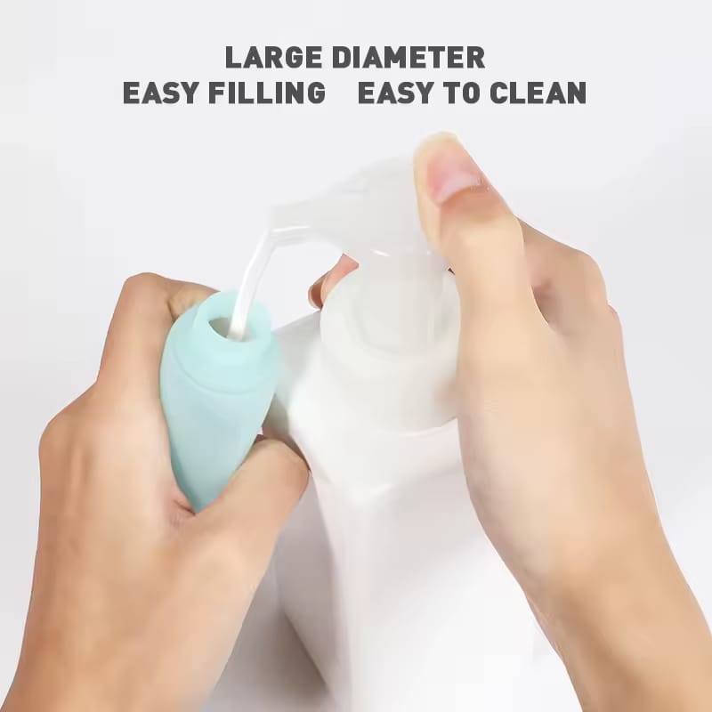 9-Piece Travel Refillable Bottle Set