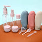 9-Piece Travel Refillable Bottle Set