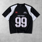 99 Printed Panel Drop Shoulder T-Shirt