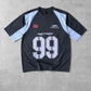 99 Printed Panel Drop Shoulder T-Shirt