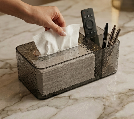 Acrylic Glacier Tissue Box