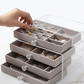 Acrylic Velvet Jewelry Box