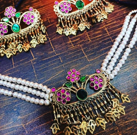 Afghani Flower Jewelry Set