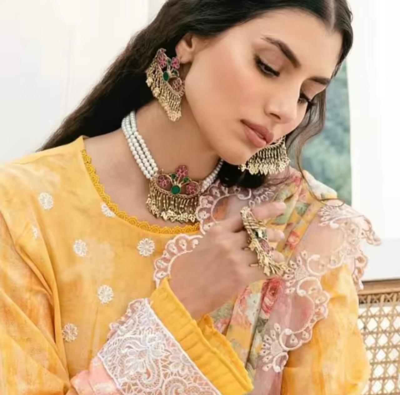 Afghani Flower Jewelry Set