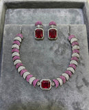 American Diamond Necklace Set