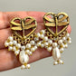 Antique Pearl Afghani Earrings
