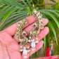 Antique Pearl Peacock Earrings
