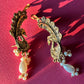 Antique Pearl Peacock Earrings