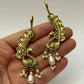 Antique Pearl Peacock Earrings