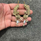 Antique Pearl Peacock Earrings