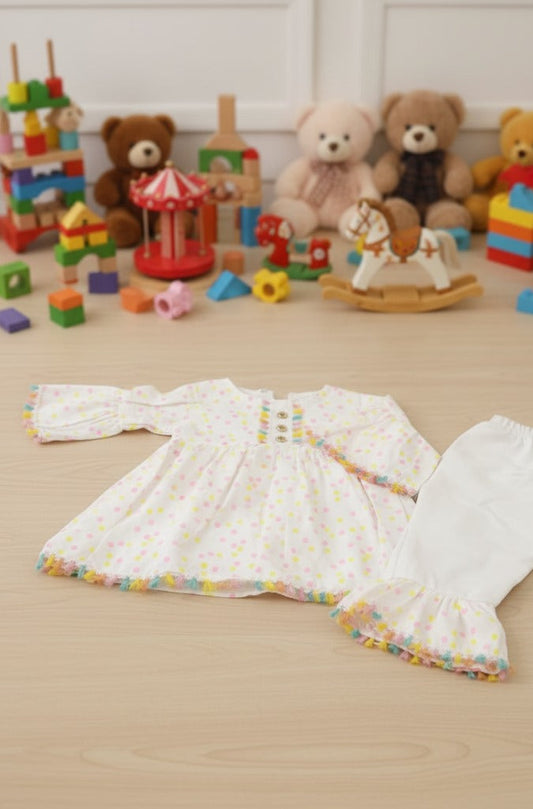 Baby Cotton Lace Suit