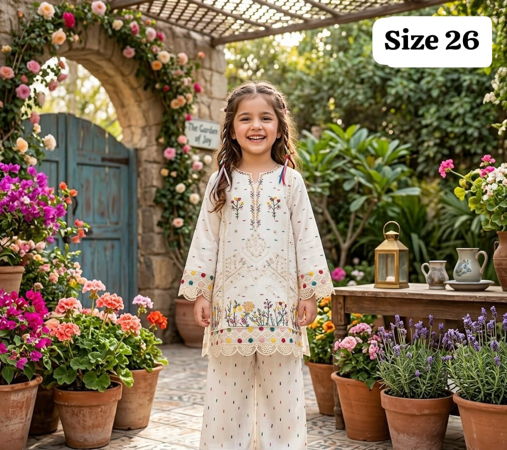 Baby Embroidered 2 Piece Set