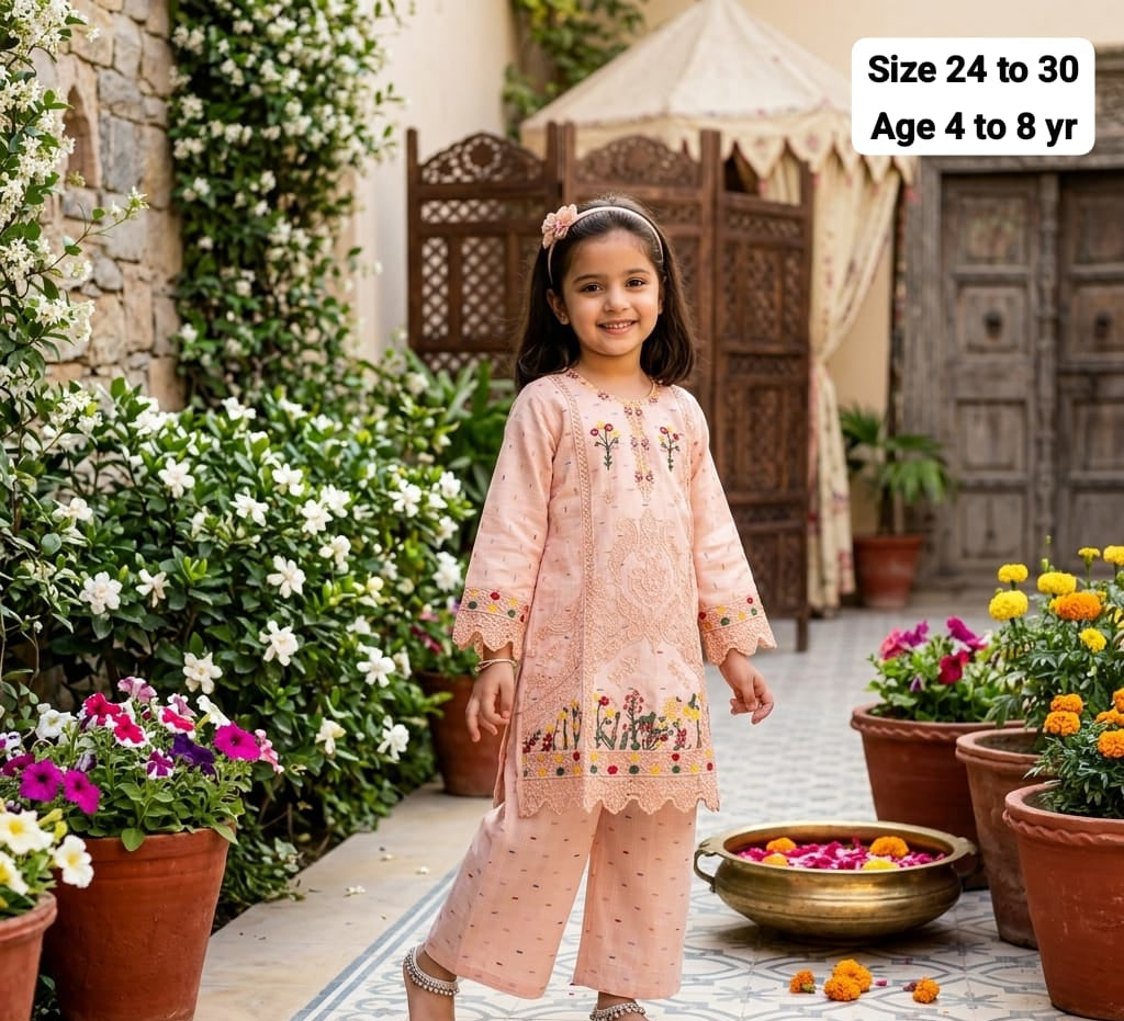 Baby Embroidered 2 Piece Set