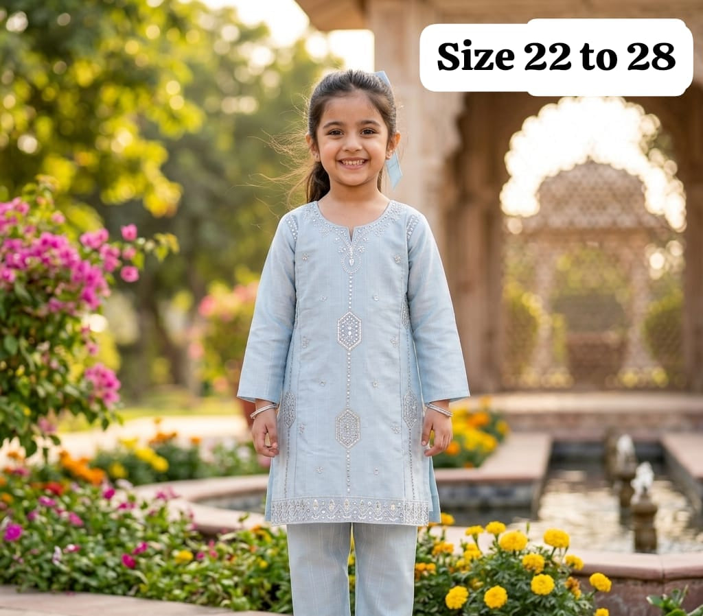 Baby Embroidered 2 Piece Set