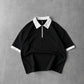 Back Printed Zip Polo Dropshoulder