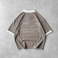 Back Printed Zip Polo Dropshoulder