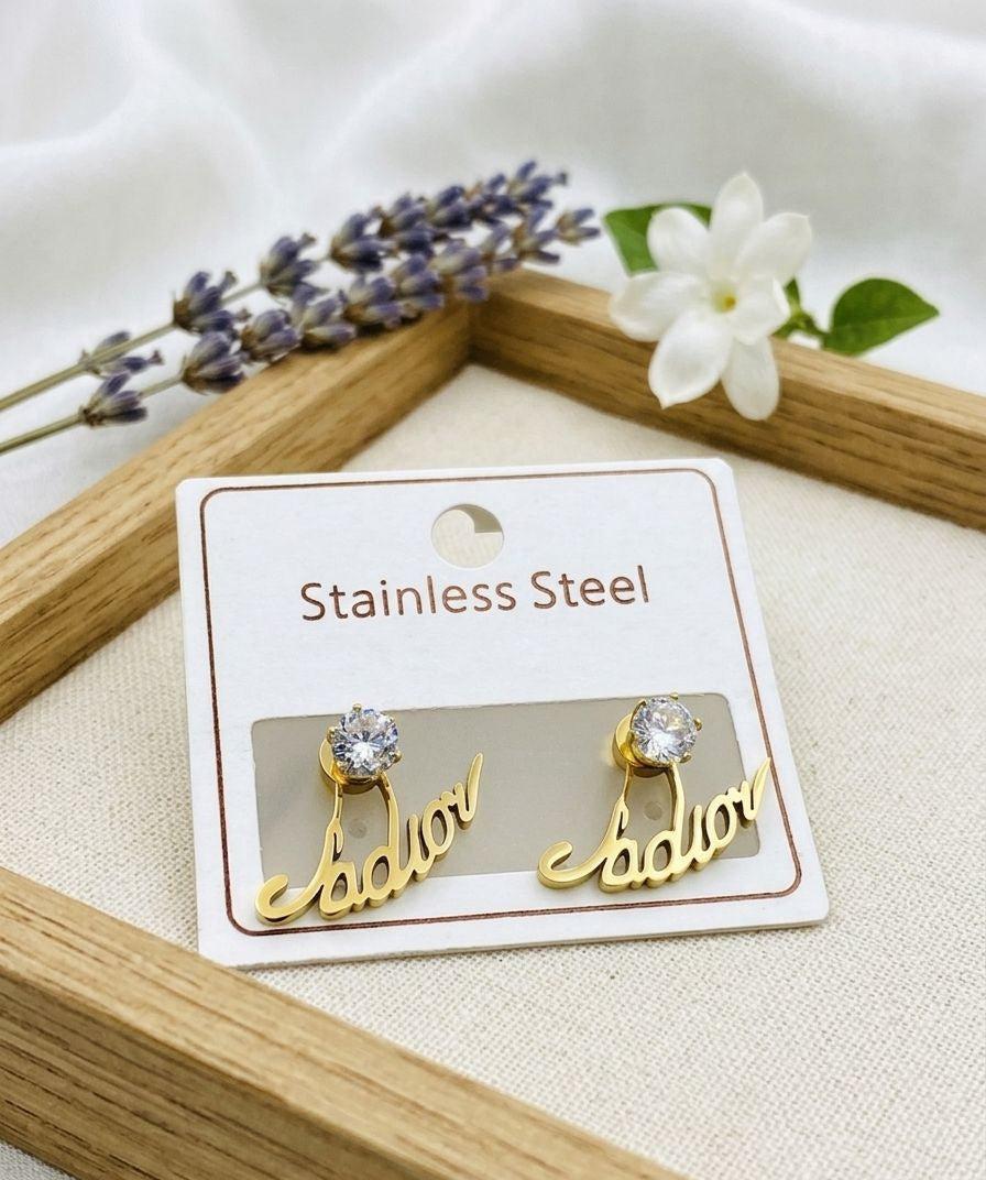 Stainless Steel Front Back Studs