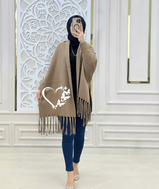 Bat-Wing Style Shawl