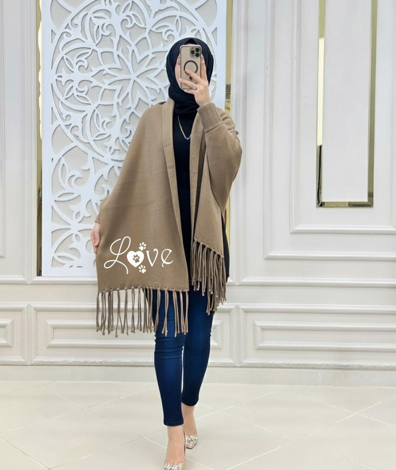 Bat-Wing Style Shawl