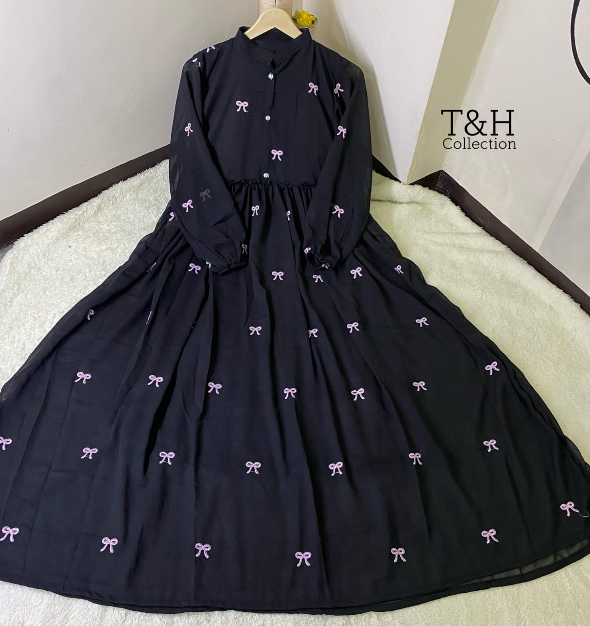 Long Embriodered maxi
