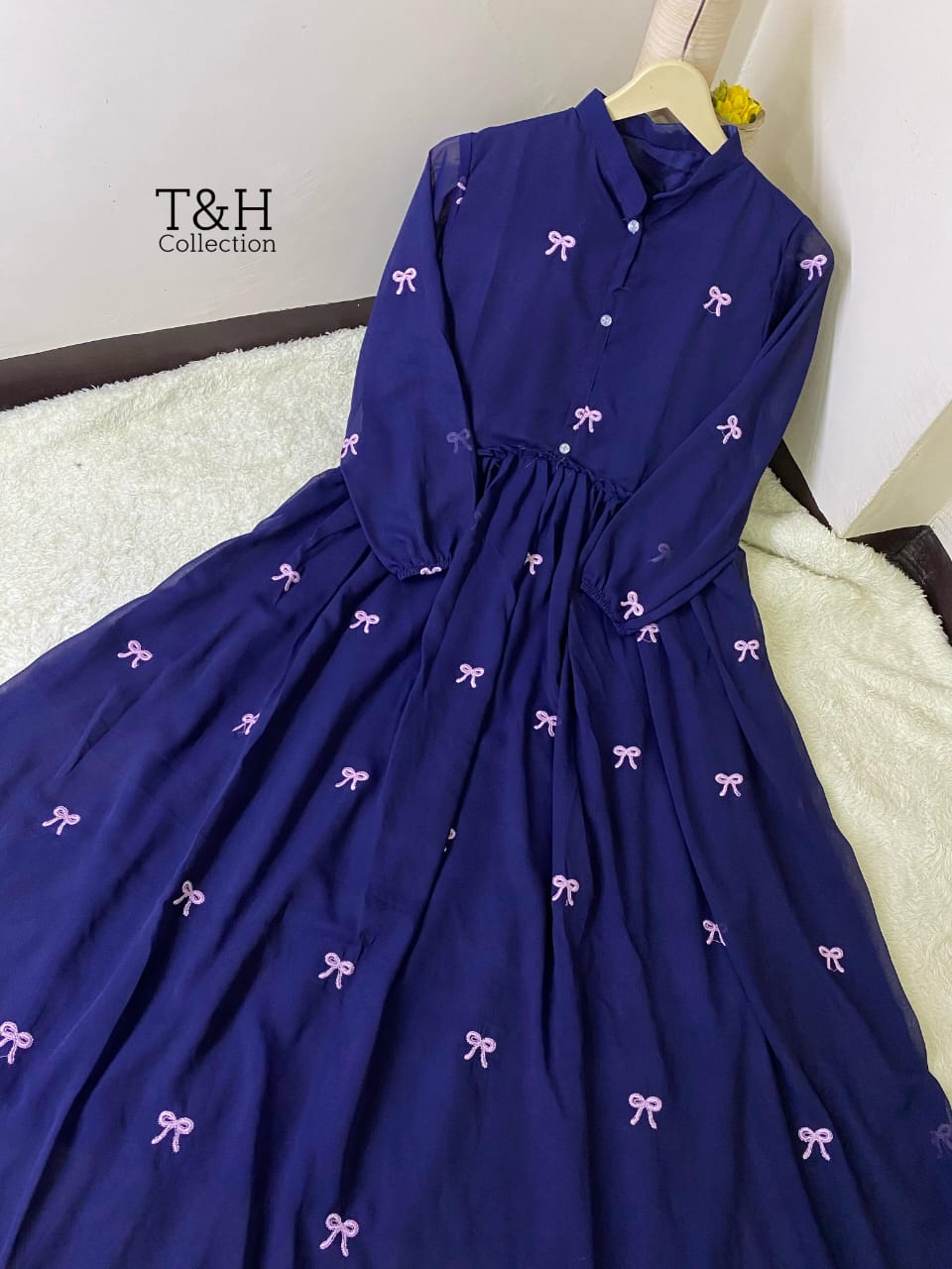 Long Embriodered maxi