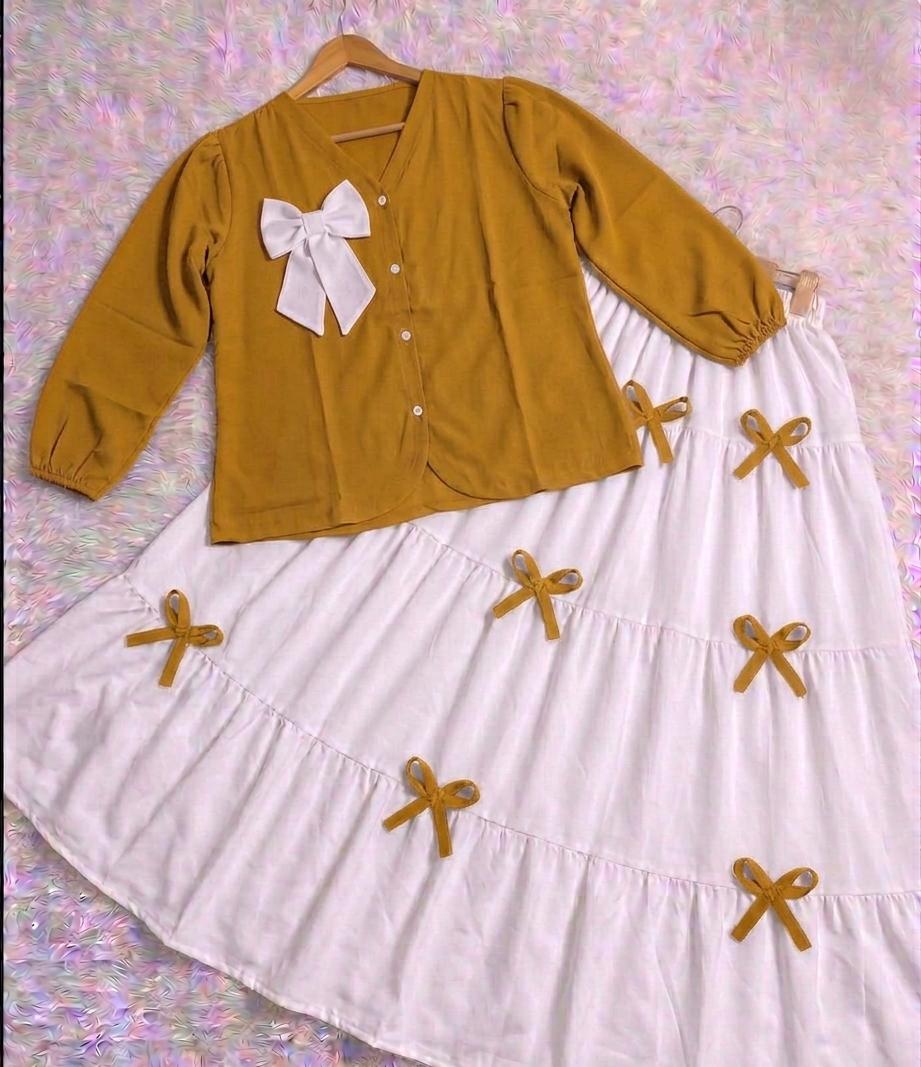 Bow Skirt Maxi