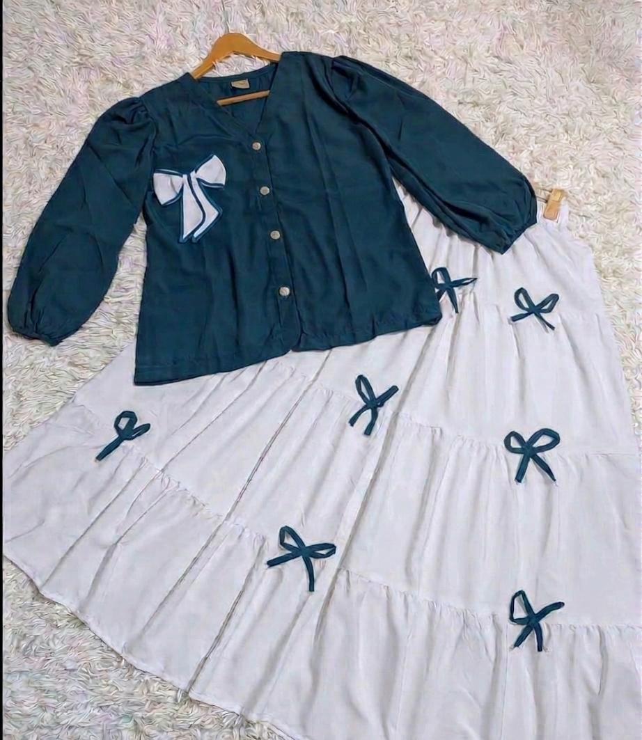 Bow Skirt Maxi