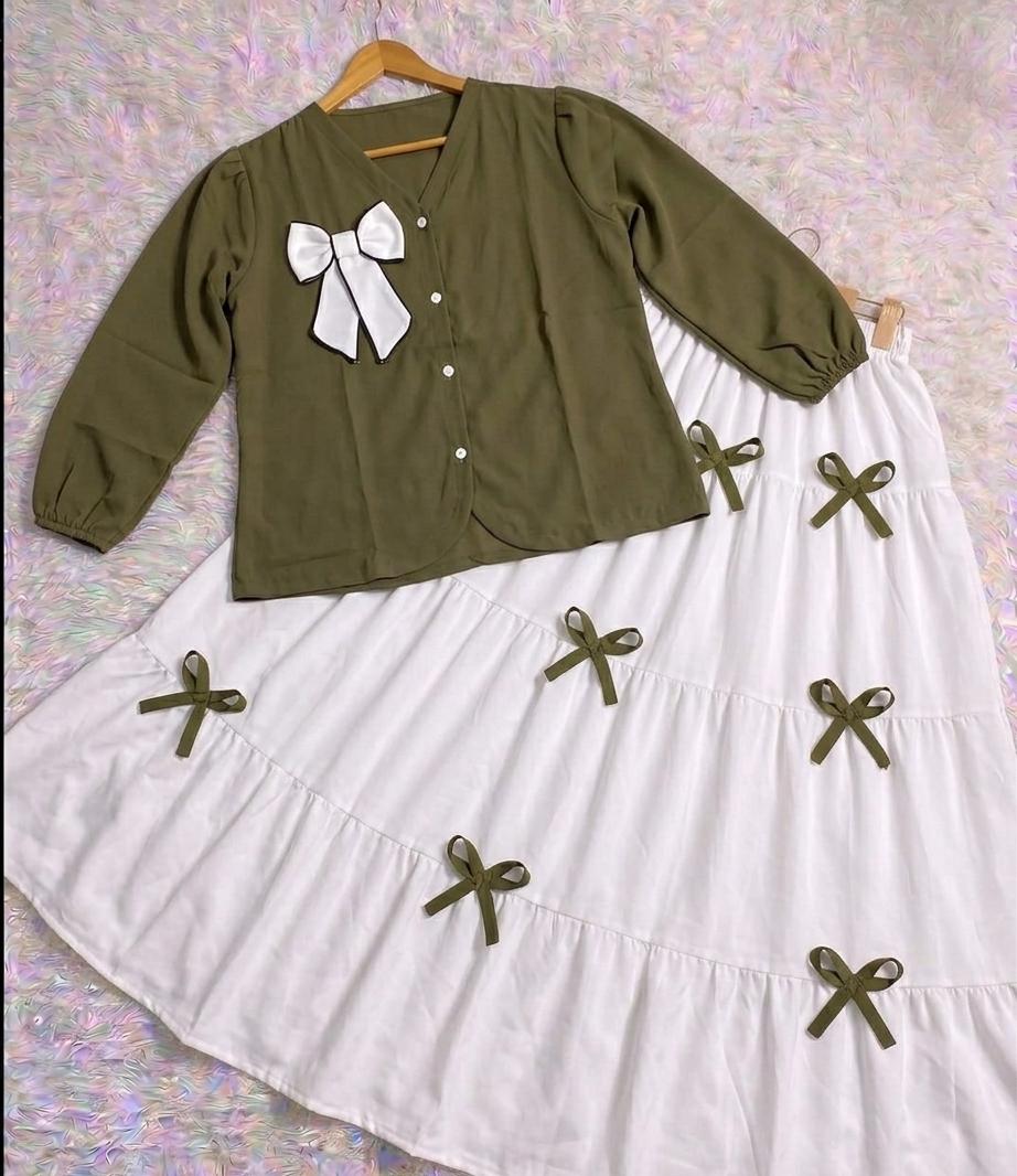Bow Skirt Maxi
