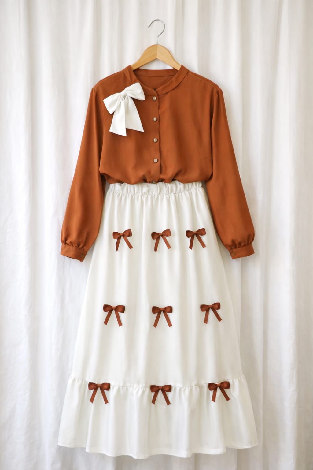 Bow Skirt Maxi