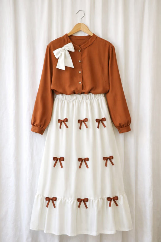 Bow Skirt Maxi