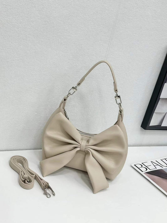 Bow Triple Zipper Cross Body