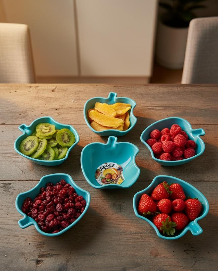 Pack of 6 Apple Shape Bowls
