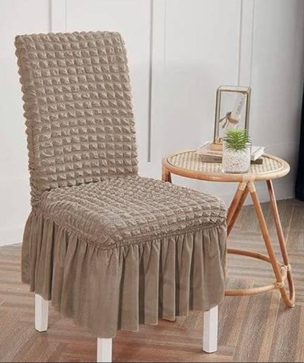 Pack of 6 - Bubble Fitted Chair Cover