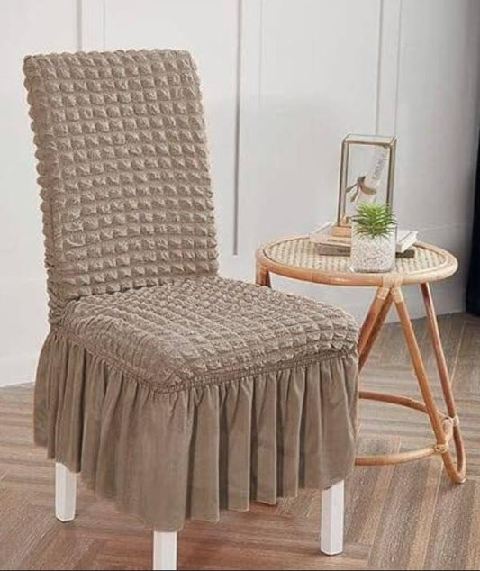 Pack of 6 - Bubble Fitted Chair Cover