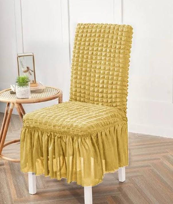Pack of 6 - Bubble Fitted Chair Cover