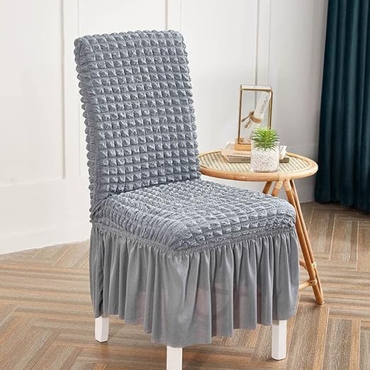 Pack of 6 - Bubble Fitted Chair Cover