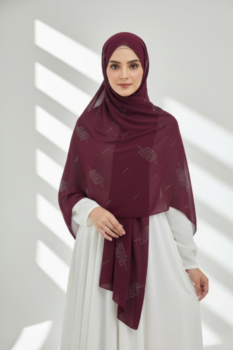 Bubble Chiffon Scarf