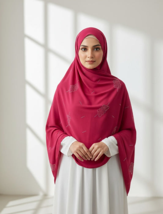 Bubble Chiffon Scarf