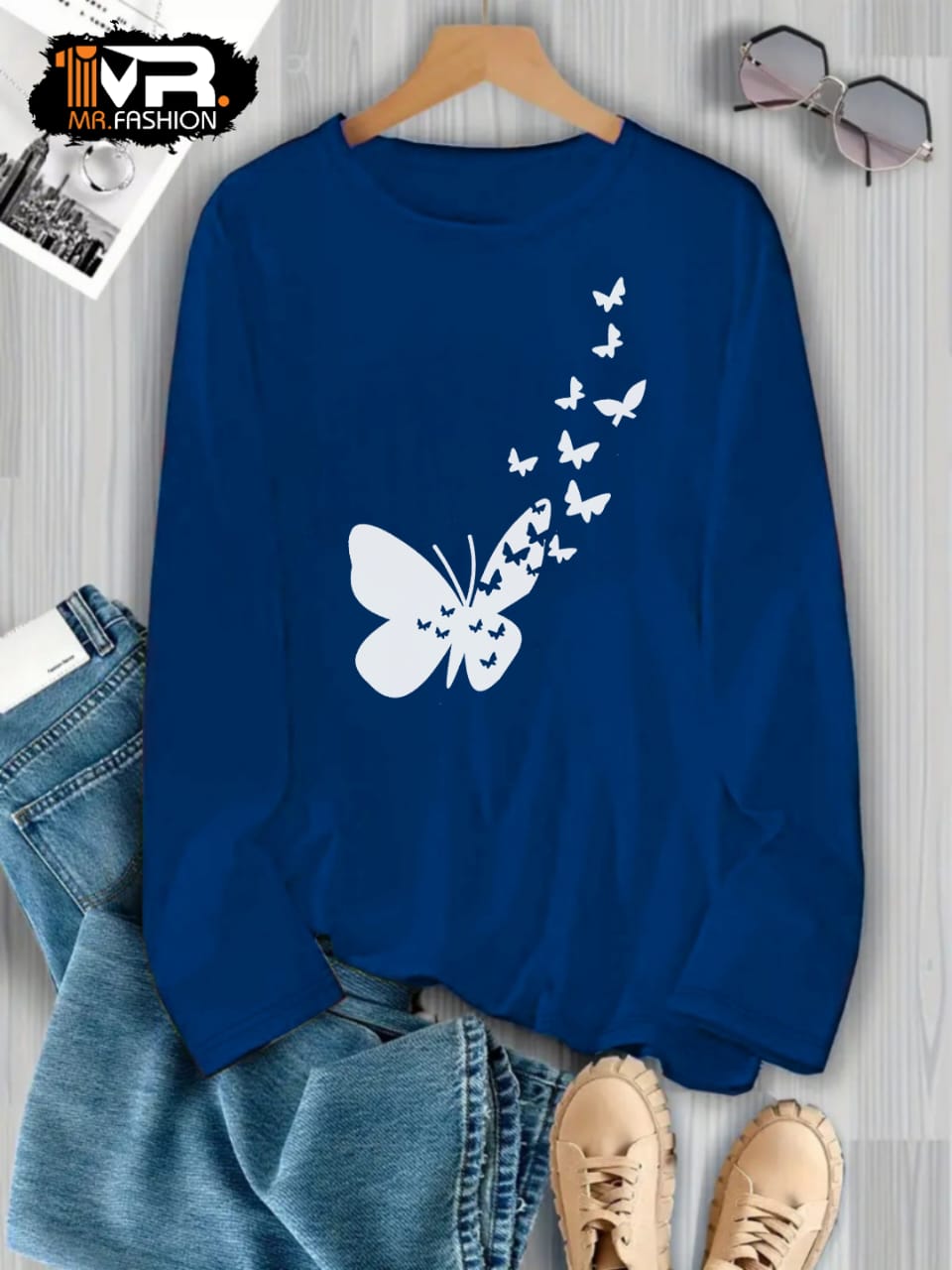 Butterfly Printed T-Shirt