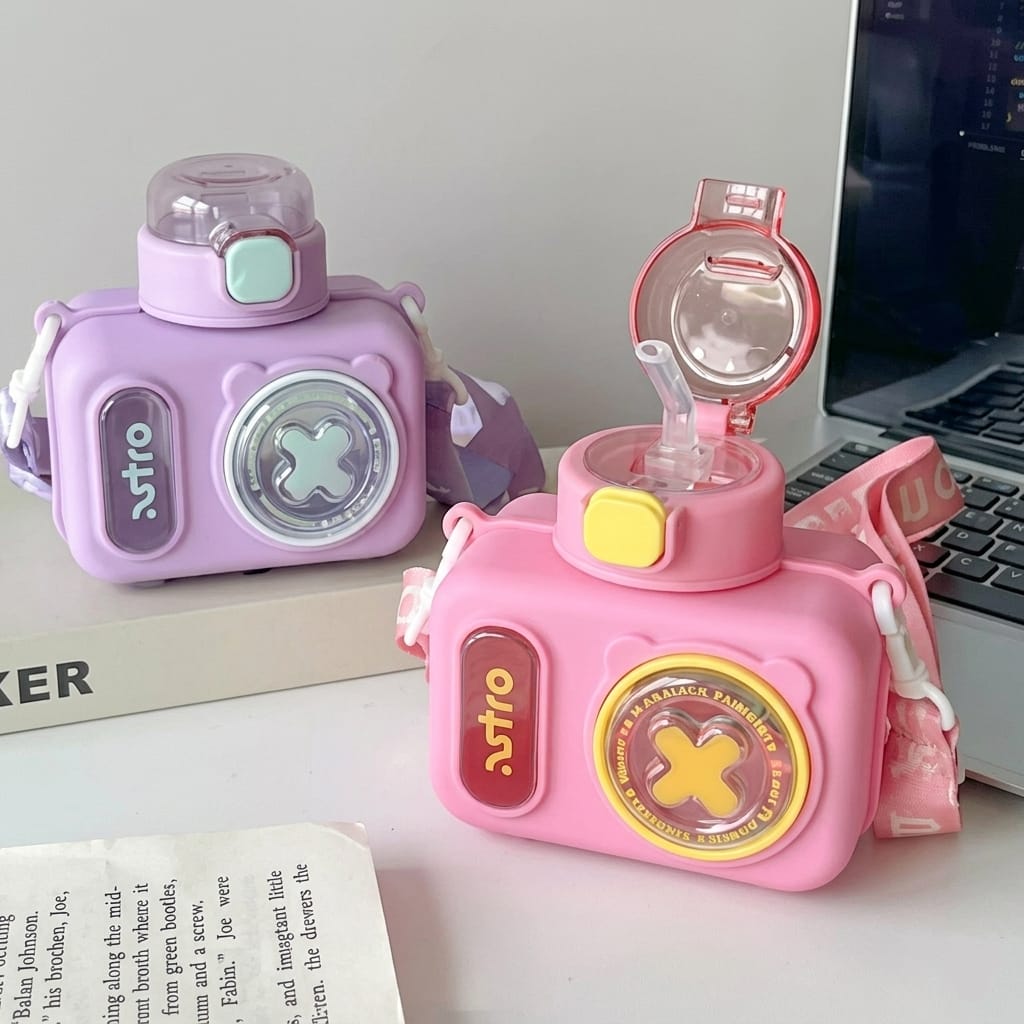 Cartoon Camera Water Bottle