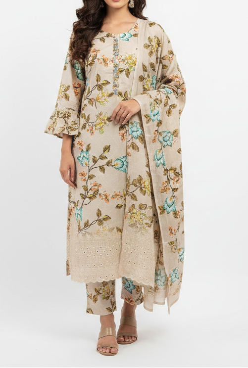 Chikankari Embroidery Suit