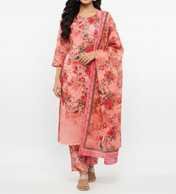 Chikankari Embroidery Suit