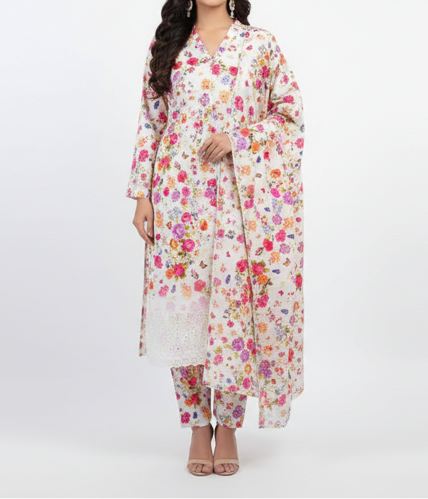 Chikankari Embroidery Suit