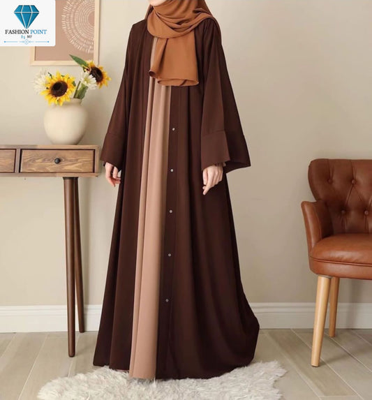 Chocolaty Abaya With Stoller
