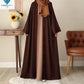 Chocolaty Abaya With Stoller