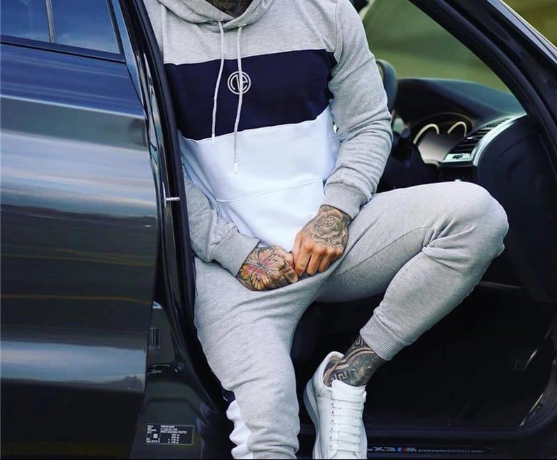 Contrast Panel Tracksuit