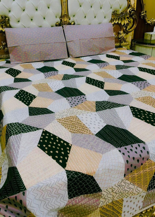 Cotton Double Bedsheet Set