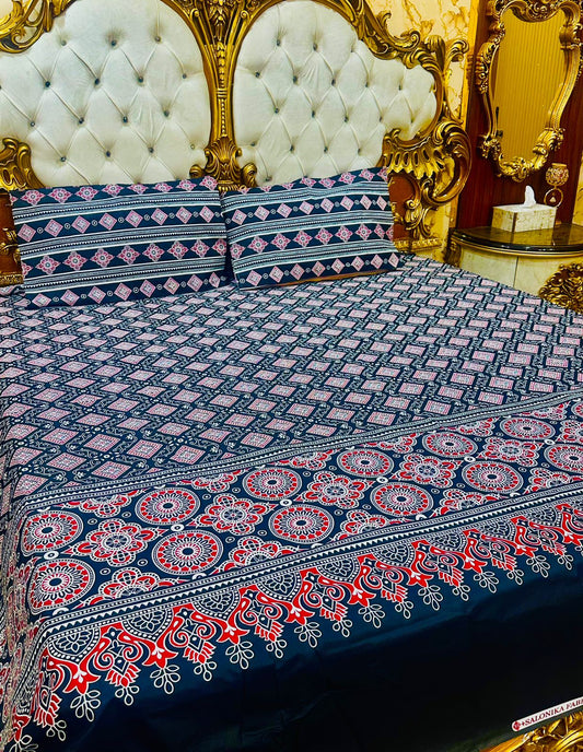 Cotton Double Bedsheet Set