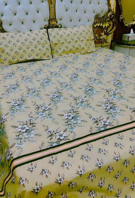 Cotton Double Bedsheet Set