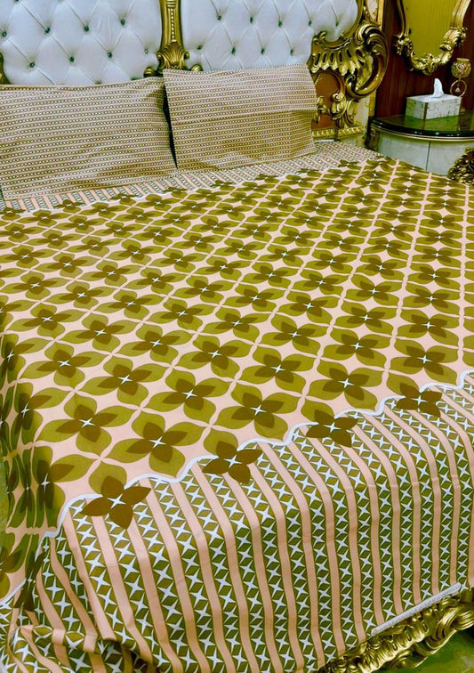 Cotton Double Bedsheet Set